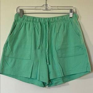 Zenana Outfitters Teal Athletic Shorts